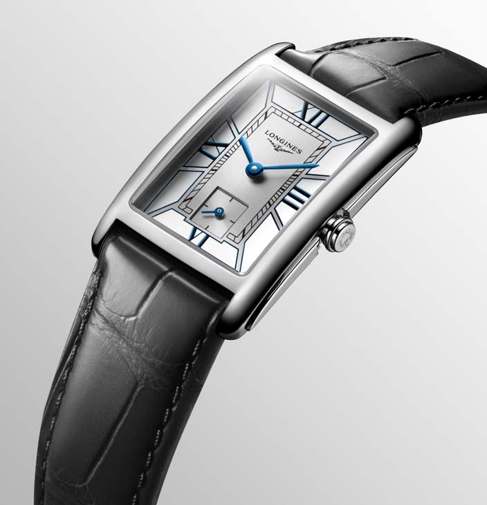 Женские кварцевый часы Longines Longines DolceVita L5.512.4.75.2 белый кожа — Изображение 6