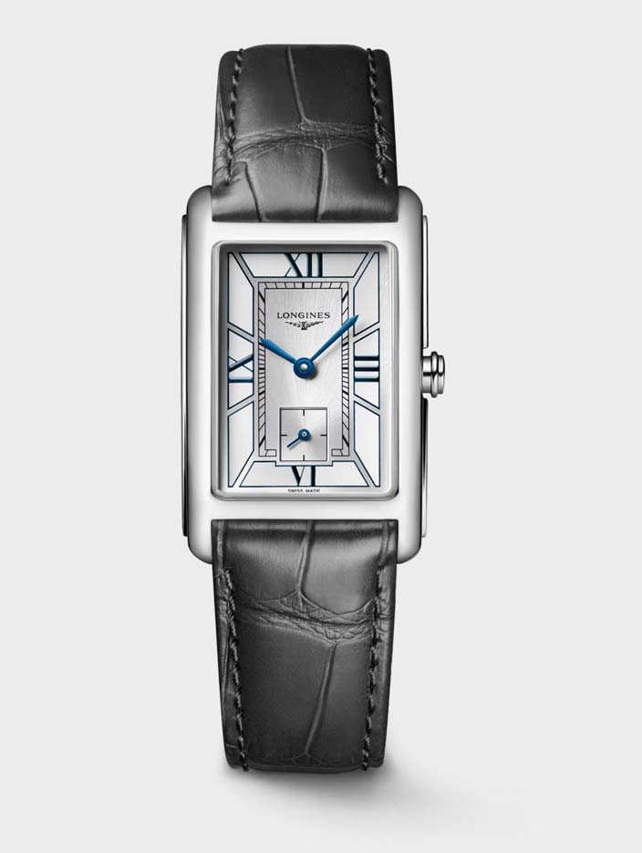 Женские кварцевый часы Longines Longines DolceVita L5.512.4.75.2 белый кожа — Изображение 1