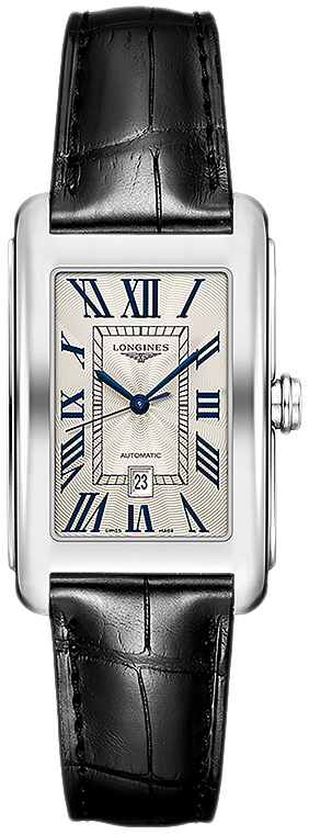 Мужские механический с автоподзаводом часы Longines Longines DolceVita L5.757.4.71.0 серебристый кожа — Изображение 1