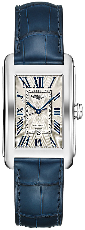 Мужские механический с автоподзаводом часы Longines Longines DolceVita L5.757.4.71.9 серебристый кожа — Изображение 1