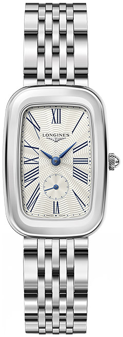 Женские часы Longines Equestrian Boucle L6.143.4.71.6, механизм кварцевый, циферблат белый, браслет нержавеющая сталь — Изображение 1