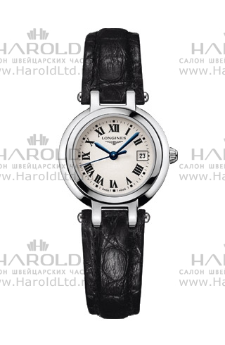 Женские часы Longines Longines PrimaLuna L8.110.4.71.2, механизм кварцевый, циферблат серебристый, браслет кожа — Изображение 1