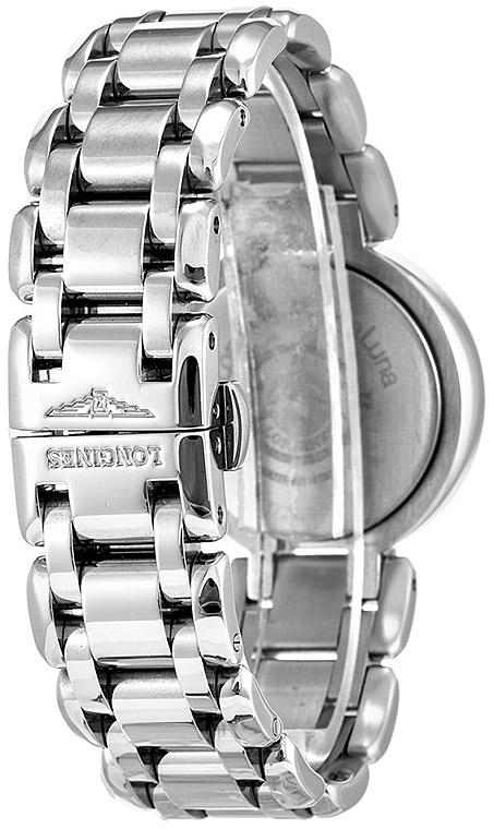 Женские часы Longines Longines PrimaLuna L8.111.0.16.6, механизм механический с автоподзаводом, циферблат белый, браслет нержавеющая сталь — Изображение 3