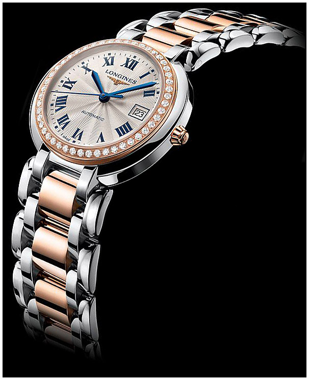 Женские механический с автоподзаводом часы Longines Longines PrimaLuna L8.111.5.78.6 серебристый нержавеющая сталь + золото 18к — Изображение 2