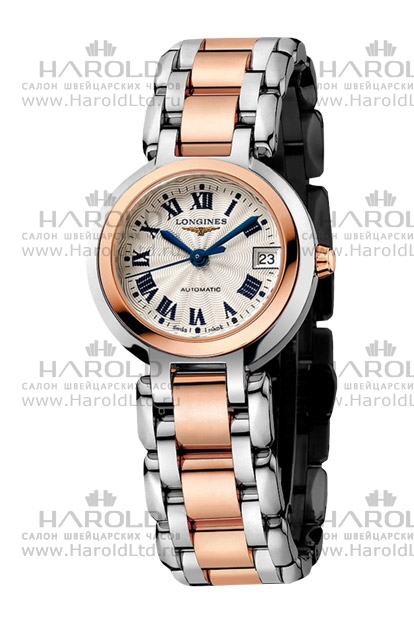 Женские механический с автоподзаводом часы Longines Longines PrimaLuna L8.111.5.78.6 серебристый нержавеющая сталь + золото 18к — Изображение 1