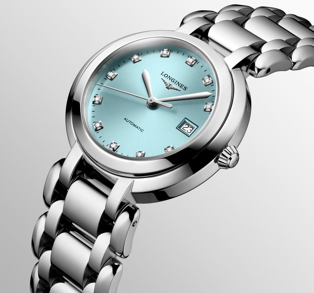 Женские механический с автоподзаводом часы Longines Longines PrimaLuna L8.113.4.90.6 синий нержавеющая сталь — Изображение 2