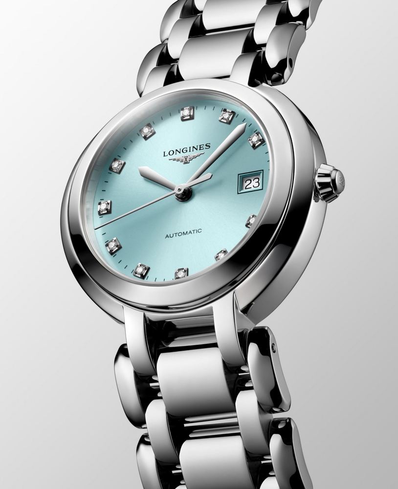 Женские механический с автоподзаводом часы Longines Longines PrimaLuna L8.113.4.90.6 синий нержавеющая сталь — Изображение 6