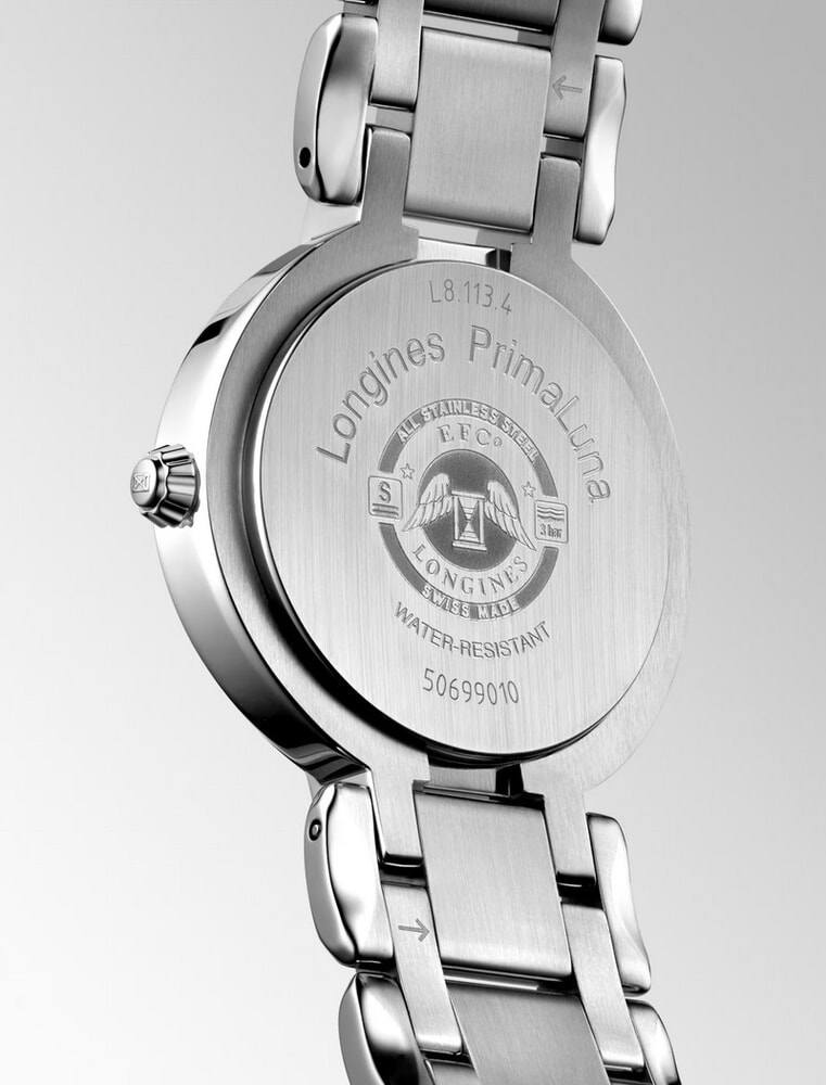 Женские механический с автоподзаводом часы Longines Longines PrimaLuna L8.113.4.99.6 розовый нержавеющая сталь — Изображение 5