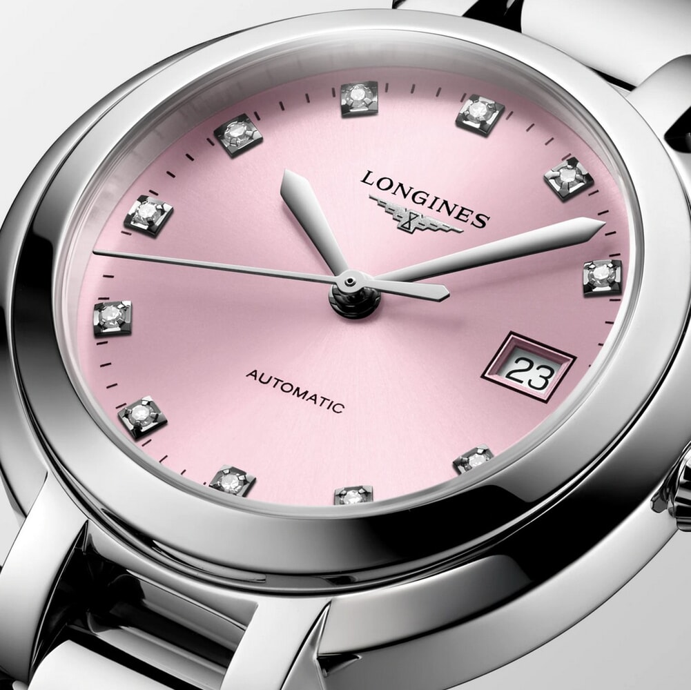 Женские механический с автоподзаводом часы Longines Longines PrimaLuna L8.113.4.99.6 розовый нержавеющая сталь — Изображение 8