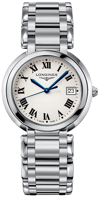 Женские кварцевый часы Longines Longines PrimaLuna L8.114.4.71.6 серебристый нержавеющая сталь — Изображение 1
