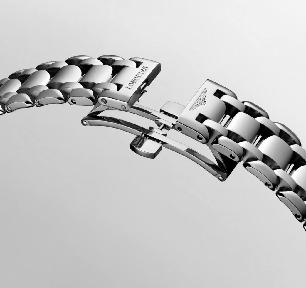 Женские кварцевый часы Longines Longines PrimaLuna L8.115.4.67.6 зеленый нержавеющая сталь — Изображение 7