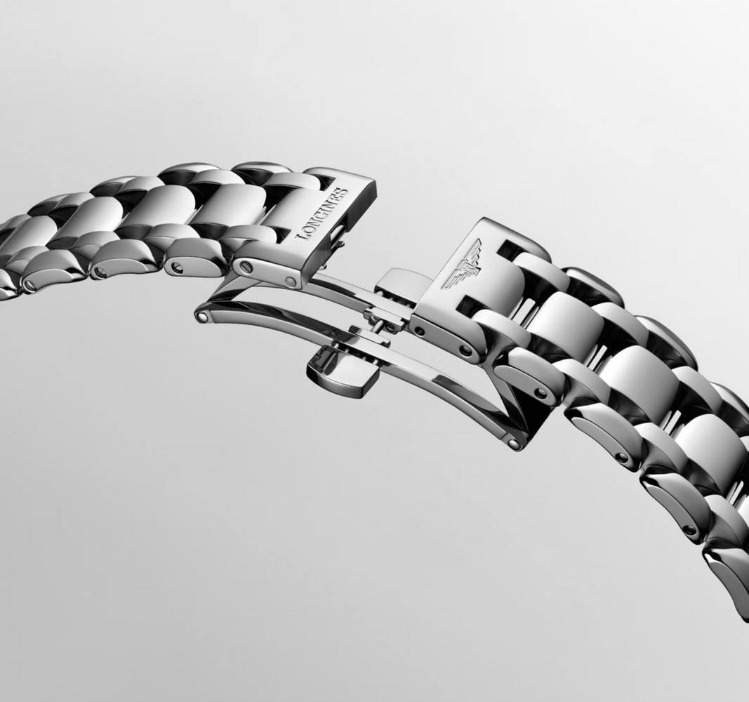 Женские кварцевый часы Longines Longines PrimaLuna L8.115.4.91.6 синий нержавеющая сталь — Изображение 5
