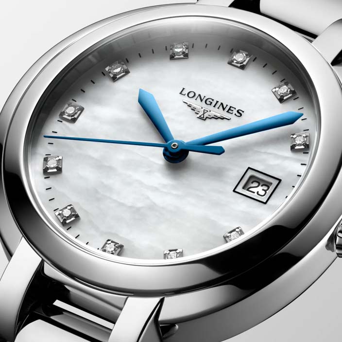 Женские кварцевый часы Longines Longines PrimaLuna L8.120.4.87.6 белый нержавеющая сталь — Изображение 2