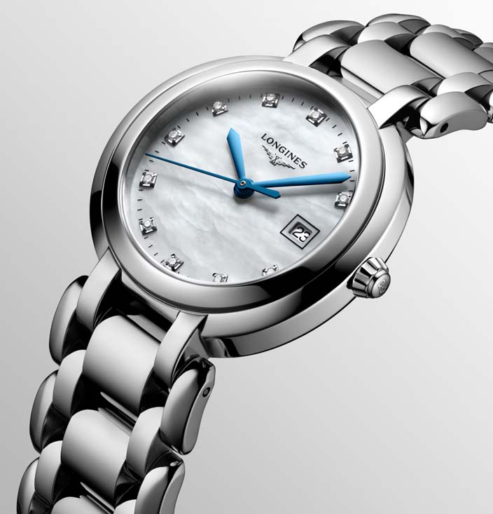 Женские кварцевый часы Longines Longines PrimaLuna L8.120.4.87.6 белый нержавеющая сталь — Изображение 7