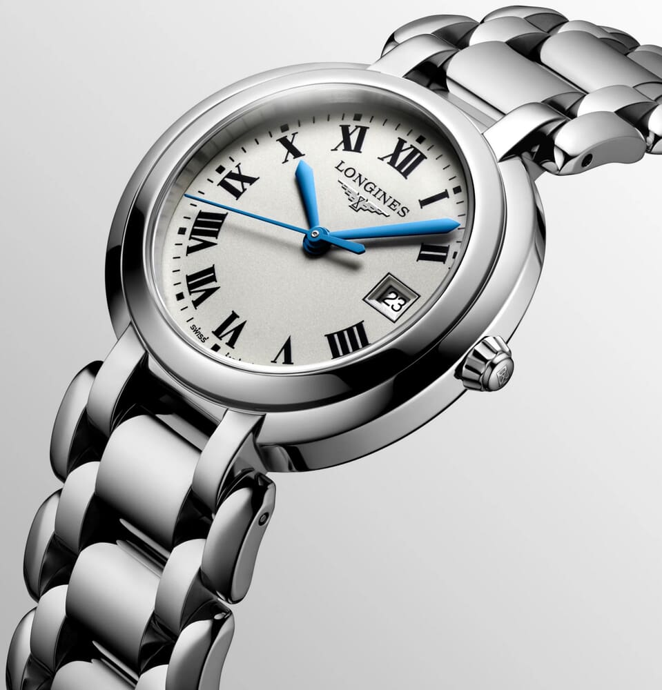 Женские кварцевый часы Longines Longines PrimaLuna L8.122.4.71.6 серебристый нержавеющая сталь — Изображение 2