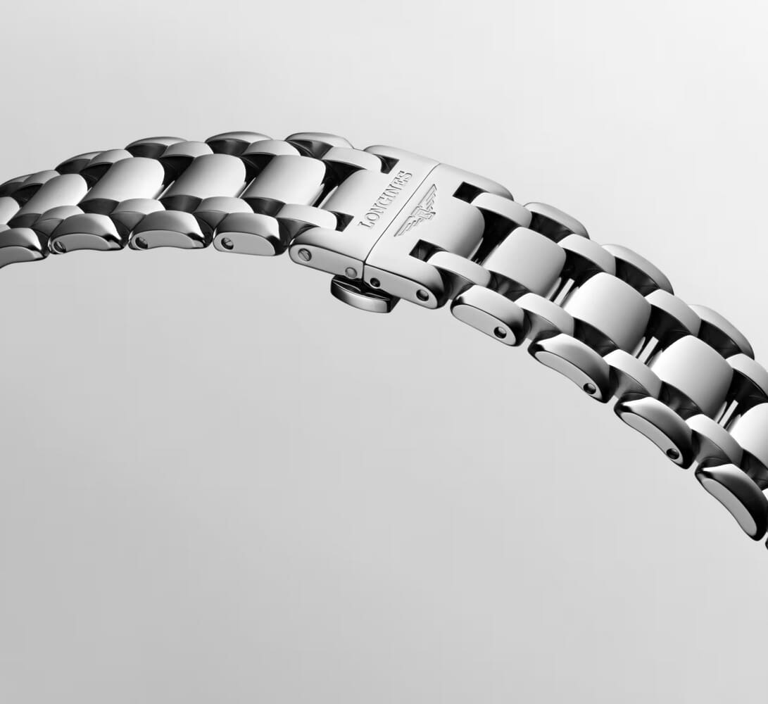 Женские кварцевый часы Longines Longines PrimaLuna L8.122.4.71.6 серебристый нержавеющая сталь — Изображение 8