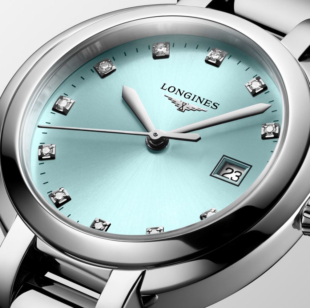 Женские кварцевый часы Longines Longines PrimaLuna L8.122.4.90.6 синий нержавеющая сталь — Изображение 6