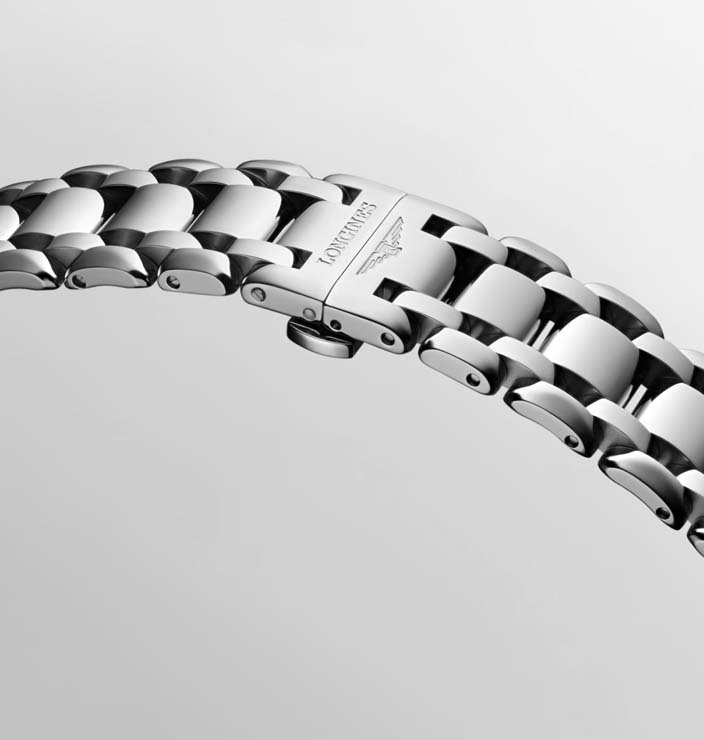 Женские кварцевый часы Longines Longines PrimaLuna L8.122.4.98.6 синий нержавеющая сталь — Изображение 8