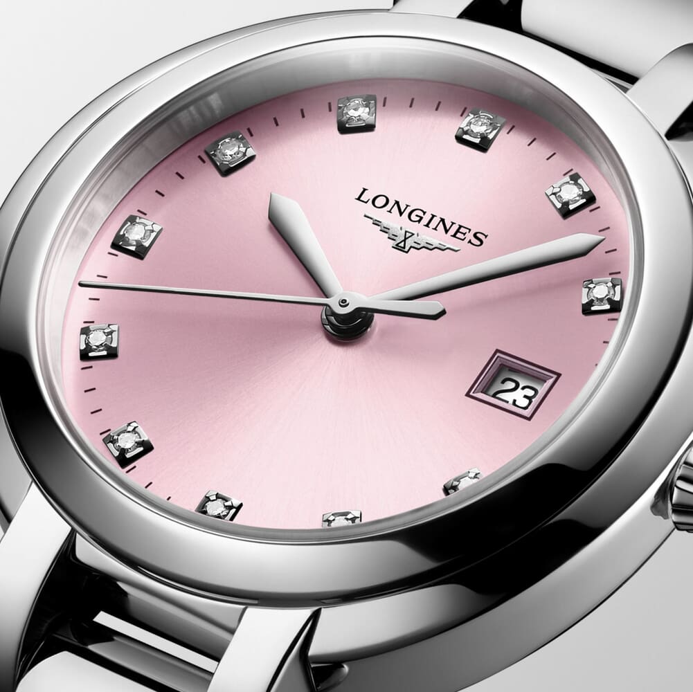 Женские кварцевый часы Longines Longines PrimaLuna L8.122.4.99.6 розовый нержавеющая сталь — Изображение 8