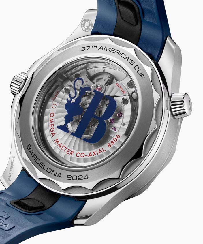 Мужские механический с автоподзаводом часы Omega Seamaster Diver 300 m 210.32.42.20.04.002 белый каучук — Изображение 5