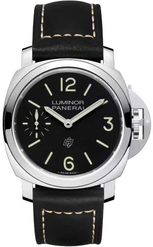 Мужские часы Panerai Luminor PAM01084, механизм механический с ручным заводом, циферблат черный, браслет кожа — Изображение 1