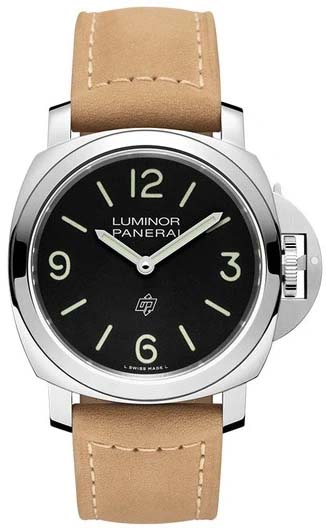 Мужские часы Panerai Luminor PAM01086, механизм механический с ручным заводом, циферблат черный, браслет каучук — Изображение 1
