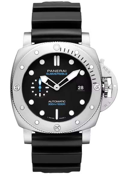 Мужские механические с автоподзаводом часы Panerai Submersible PAM01229 черный каучук — Изображение 1