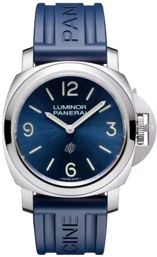Мужские механический с ручным заводом часы Panerai Luminor PAM01623 синий каучук — Изображение 1
