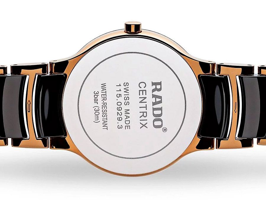 Мужские часы Rado Centrix 073.0554.3.071, механизм кварцевый, циферблат черный, браслет hержавеющая сталь — Изображение 3