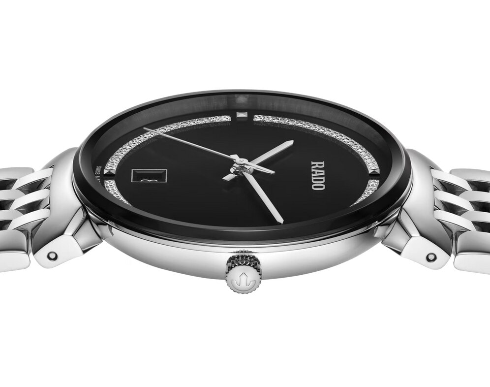 Женские часы Rado Florence 073.3912.4.016, механизм кварцевый, циферблат черный, браслет нержавеющая сталь — Изображение 3
