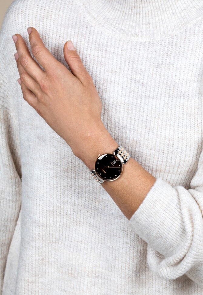 Унисекс кварцевый часы Rado Florence 073.3912.4.076 коричневый нержавеющая сталь + pvd — Изображение 2