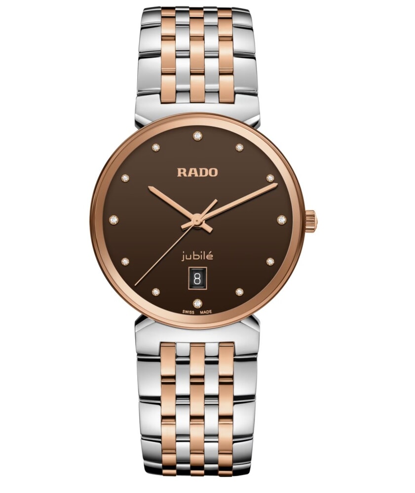 Унисекс кварцевый часы Rado Florence 073.3912.4.076 коричневый нержавеющая сталь + pvd — Изображение 1