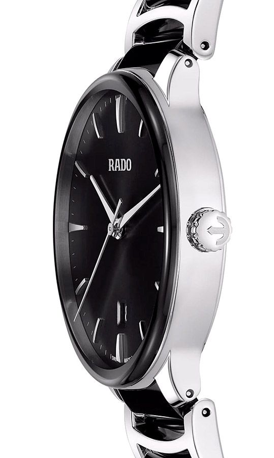 Унисекс часы Rado Centrix 073.6021.3.015, механизм кварцевый, циферблат черный, браслет hержавеющая сталь — Изображение 4