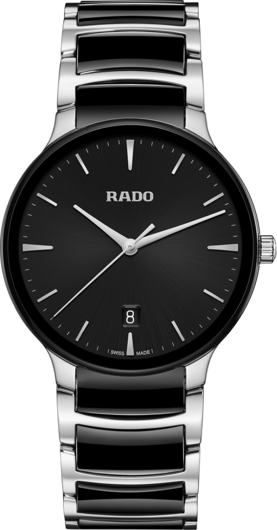 Унисекс кварцевый часы Rado Centrix 073.6021.3.015 черный hержавеющая сталь — Изображение 1