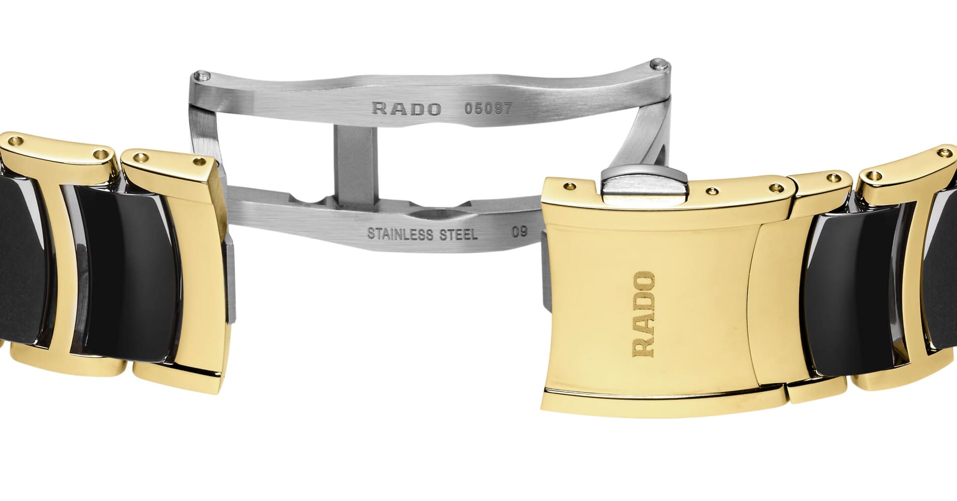 Женские кварцевый часы Rado Centrix 073.6039.3.071 черный нержавеющая сталь + pvd + керамика — Изображение 5