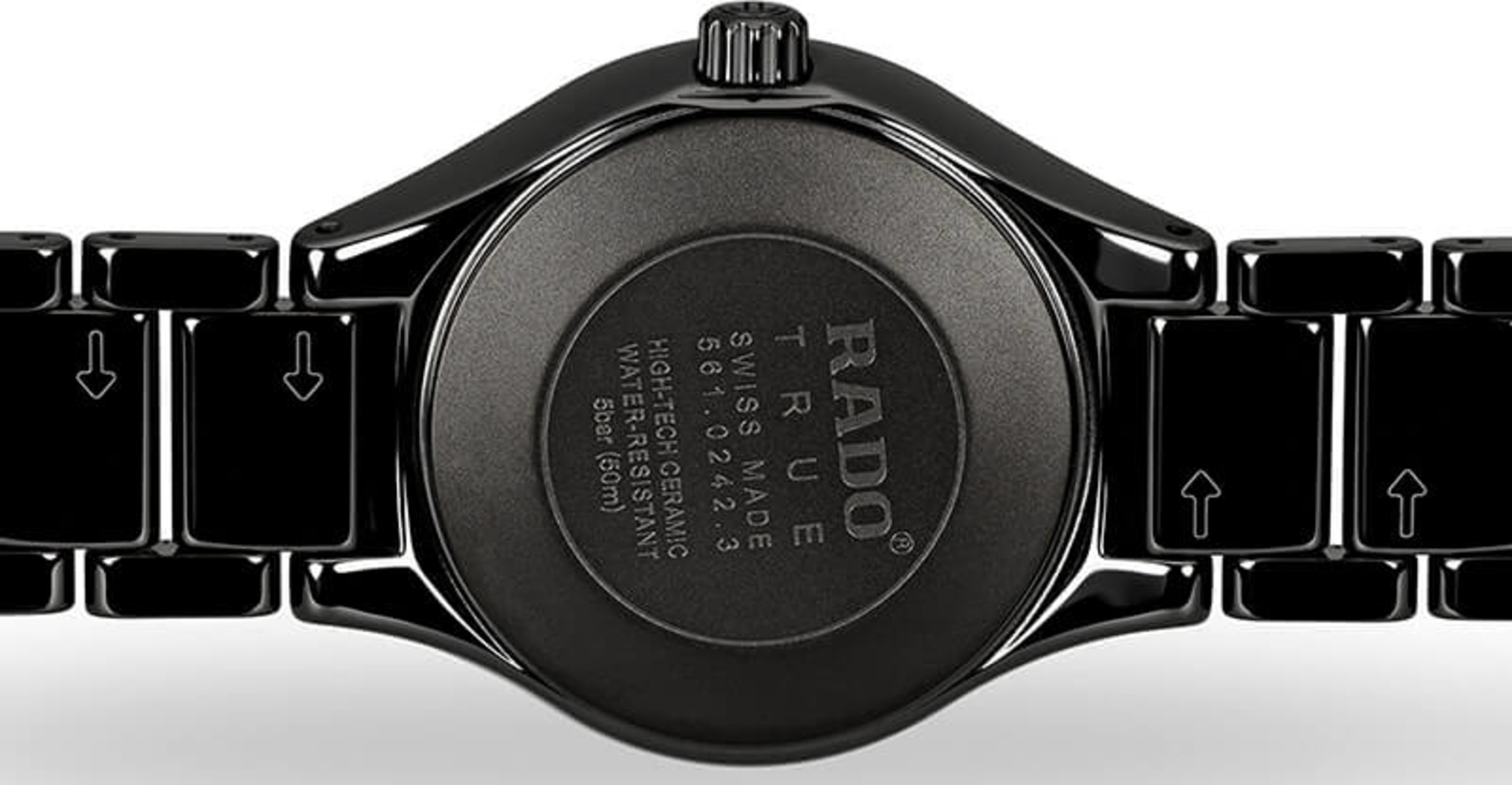 Женские кварцевый часы Rado True 079.0059.3.071 черный керамический — Изображение 3