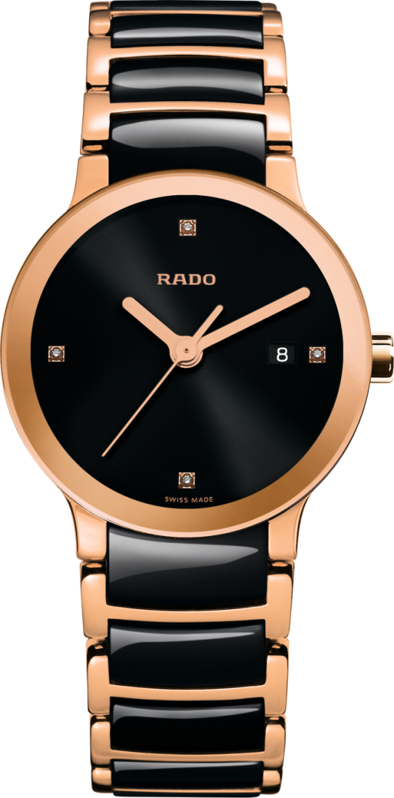 Женские кварцевый часы Rado Centrix 079.0555.3.071 черный hержавеющая сталь — Изображение 1