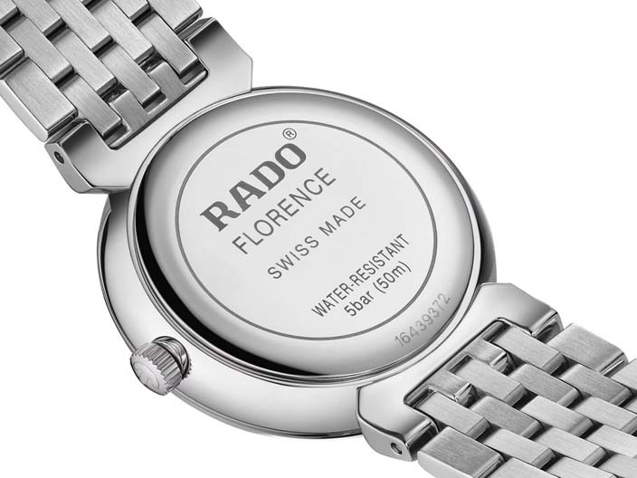 Женские часы Rado Florence 079.3913.4.016, механизм кварцевый, циферблат черный, браслет нержавеющая сталь — Изображение 6