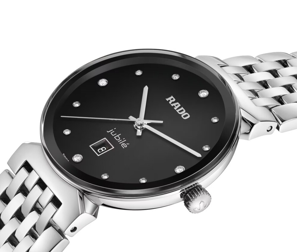Женские кварцевый часы Rado Florence 079.3913.4.073 черный нержавеющая сталь — Изображение 4