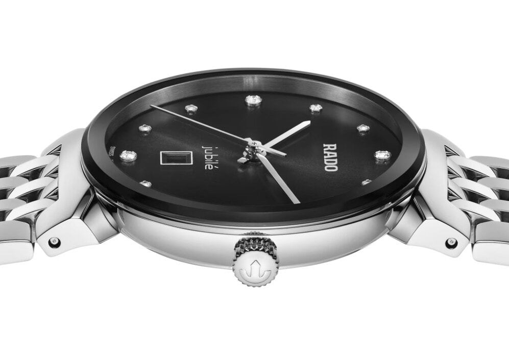 Женские кварцевый часы Rado Florence 079.3913.4.073 черный нержавеющая сталь — Изображение 6