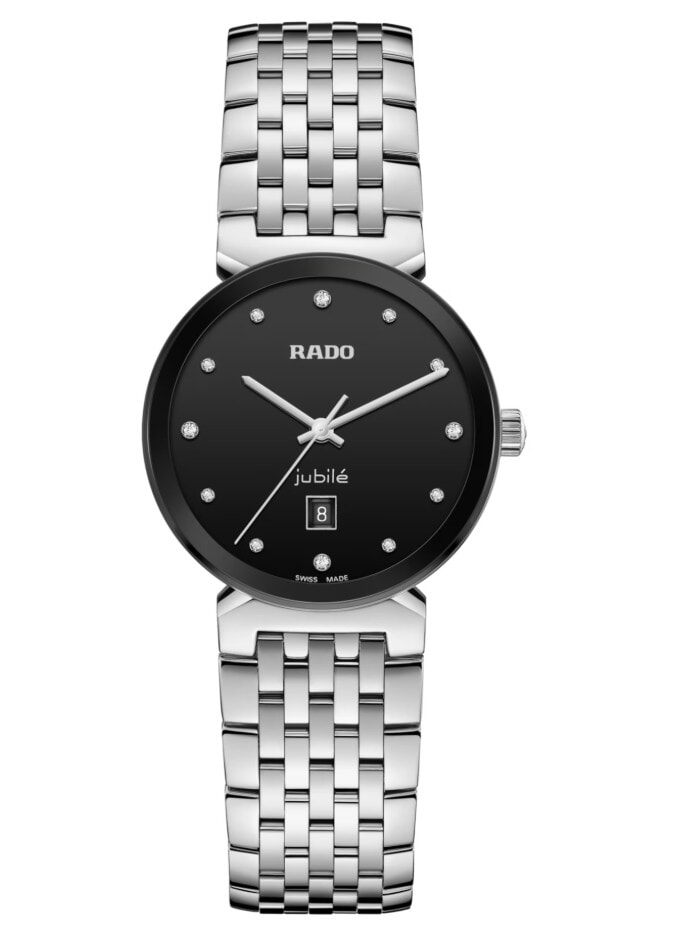 Женские кварцевый часы Rado Florence 079.3913.4.073 черный нержавеющая сталь — Изображение 1