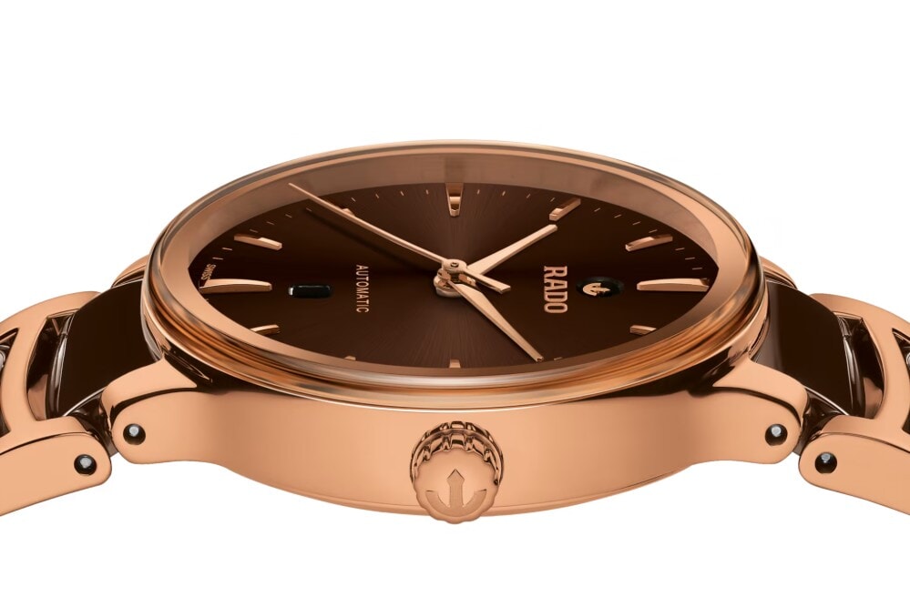 Женские кварцевый часы Rado Centrix 079.6024.3.030 коричневый нержавеющая сталь + pvd + керамика — Изображение 3