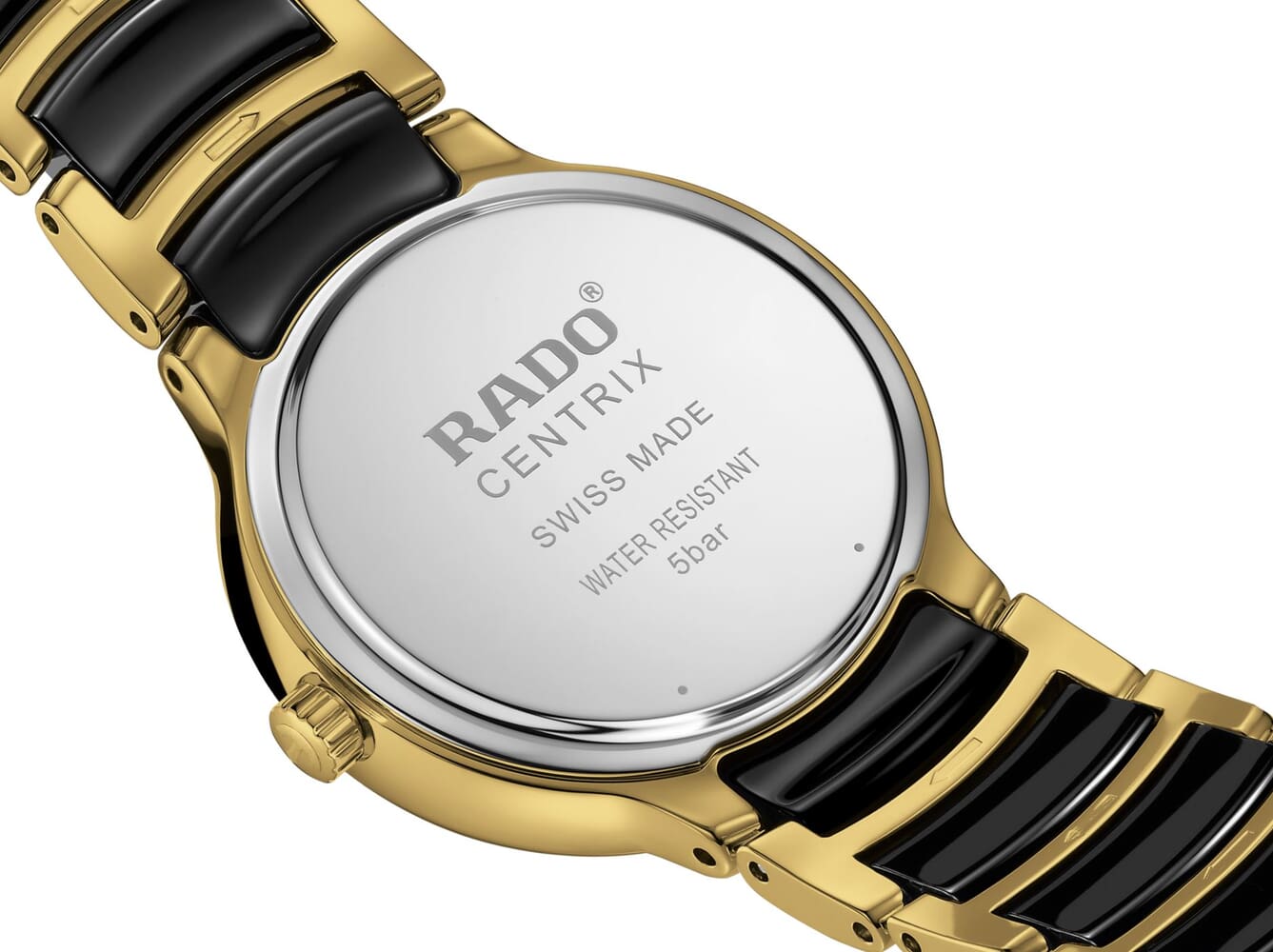 Женские кварцевый часы Rado Centrix 079.6025.3.071 черный нержавеющая сталь + pvd + керамика — Изображение 4