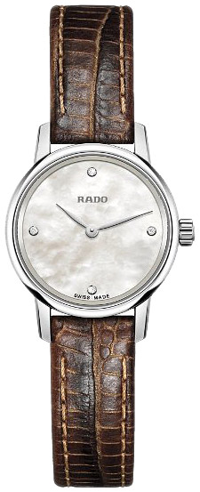 Женские кварцевый часы Rado Coupole Classic 080.3890.4.190 белый кожа — Изображение 1