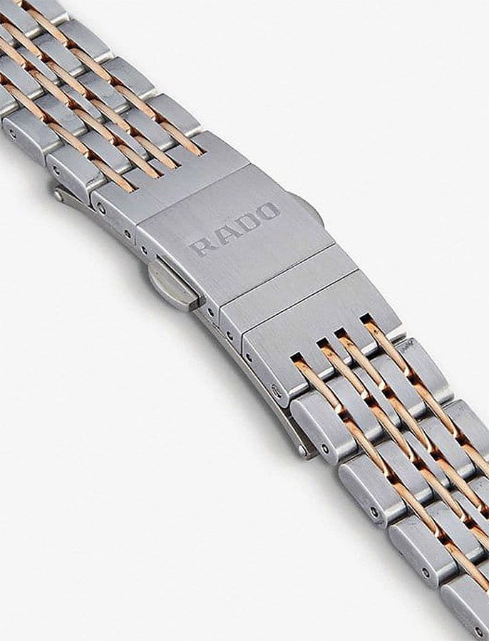 Женские часы Rado Coupole Classic 084.3883.4.094, механизм кварцевый, циферблат белый, браслет нержавеющая сталь + pvd — Изображение 4