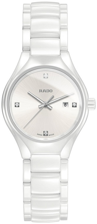 Женские кварцевый часы Rado True 111.0061.3.071 серебристый керамика — Изображение 1