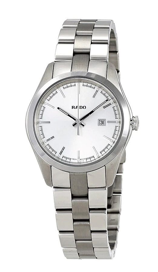 Женские часы Rado HyperChrome 111.0110.3.010, механизм кварцевый, циферблат серебристый, браслет нержавеющая сталь — Изображение 2