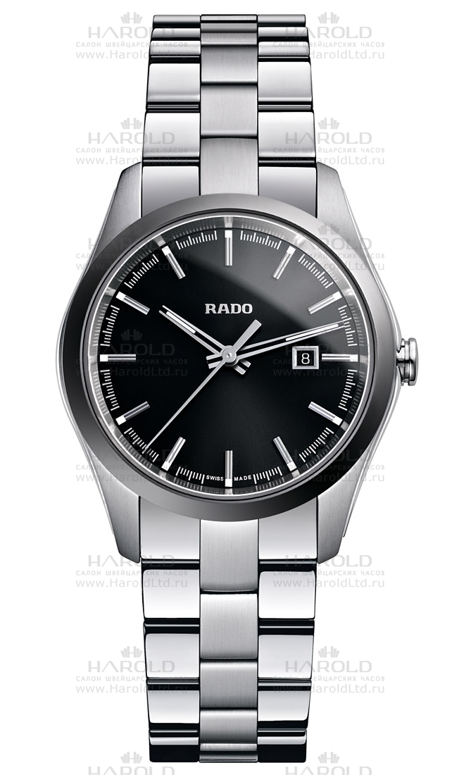 Женские кварцевый часы Rado HyperChrome 111.0110.3.015 черный нержавеющая сталь — Изображение 1