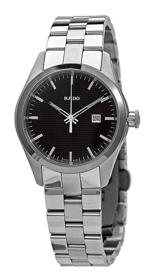Женские часы Rado HyperChrome 111.0110.3.016, механизм кварцевый, циферблат черный, браслет нержавеющая сталь — Изображение 2