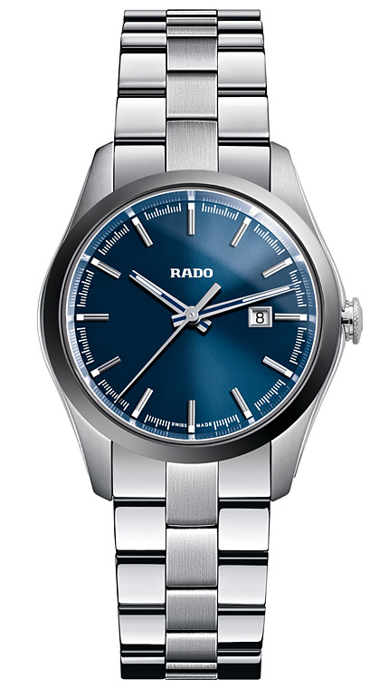 Женские кварцевый часы Rado HyperChrome 111.0110.3.020 синий нержавеющая сталь — Изображение 1